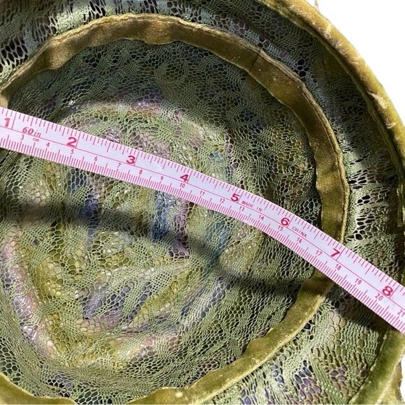 Vintage 50's-60's Silk Floral Bucket Hat - Picture 12 of 12